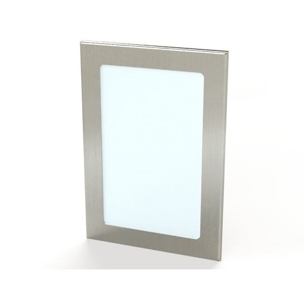 Window, 11-1/2 in. H x 8 in. W x 0.38 in. L, 304 Stainless Steel, Polycarbonate